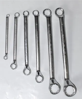 Produktbild von SALTUS Doppel-Ringschlüssel Satz 6-tlg 8-28 mm CV Schraubenschlüssel Set 450