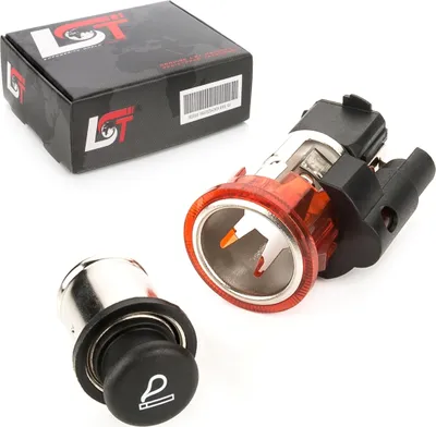 Produktbild von Zigarettenanzünder Steckdose Buchse Heizfeder Beleuchtung rot 12V Universal