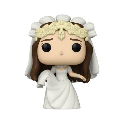 A Funko Pop! vinyl figure of Rachel Green from Friends, dressed as a bride.