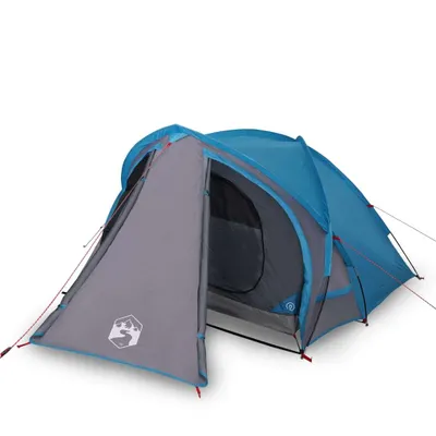 Image de vidaXL Tente de camping dôme 2 personnes bleue étanche à l'eau