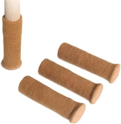 Produktbild von Famanu Stuhl-Schutzsocken - Filzstuhlbeinerhöhungen - elastisch, rutschfest, für Möbel