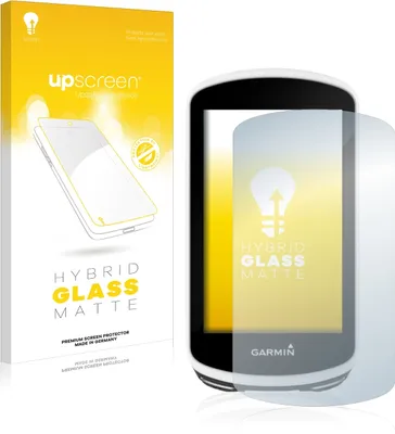 Produktbild von upscreen Entspiegelungs Schutzglas für Garmin Edge 1030 Schutzfolie Panzer Folie Glas Display Schutz matt