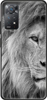 Produktbild von König Design Hülle kompatibel mit Xiaomi Redmi Note 11E Pro Kunststoff Soft Handyhülle - Handy Case Löwe