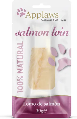 Productafbeelding van APPLAWS Katersnack, zalmsmaak, 12 stuks van 30 gram