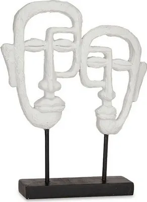 Immagine prodotto di Statuetta decorativa in resina poliestere bianca (27 x 32,5 x 10,5 cm)