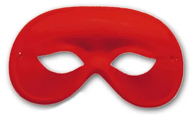 Produktbild von Rote Damen Maske Universalgröße für Fasching und Party
