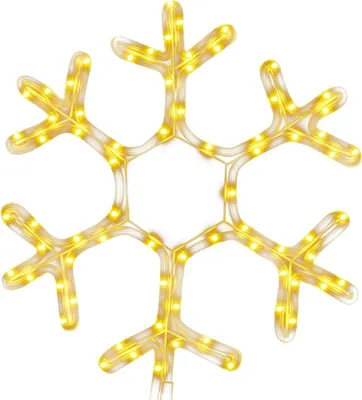 Zdjęcie produktu dla vidaXL LED sylwetka płatka śniegu 72 diody LED ciepły biały 38x37 cm