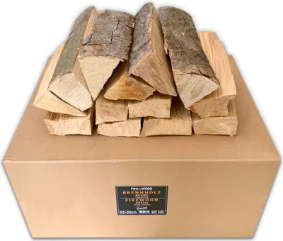 Produktbild von PINI Brennholz ofenfertig Buche 20 Kg ca. 25 cm für Kamin Grill Feuerschale PizzaofenSmoker