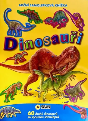 Zdjęcie produktu dla Akční samolepková knížka Dinosauři | kolektiv