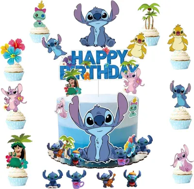 Productafbeelding van Cupcake-toppers + 4 PVC-taartdecoratie speelgoed - Set van 10 - Taarttoppers voor het versieren van cupcakes - Muffins