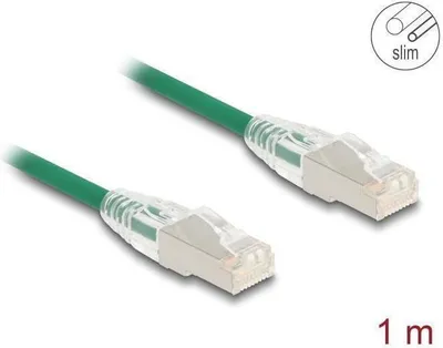 Obrázok produktu pre DeLOCK 80365, 1 m, Cat6a, U/FTP (STP), RJ-45, RJ-45, Zelená