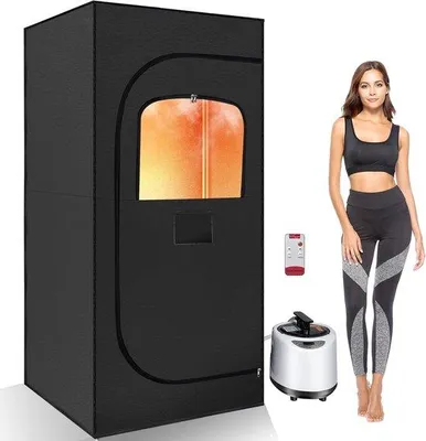 Imagen del producto de Sauna de vapor portátil para uso doméstico, con control remoto