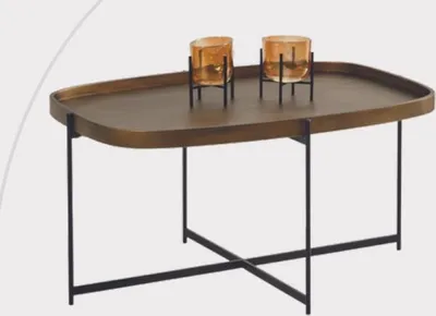 Immagine prodotto di Tavolino rettangolare marrone in legno soggiorno Tavolini