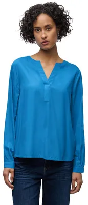 Produktbild von Street One Split Neck Tunika Polaris Blue 36
