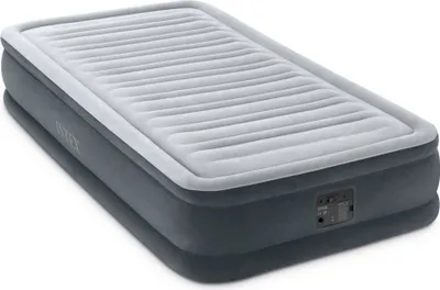 Produktbild von Intex 67766 Luftbett/ Matratze, Campingbett , mit integrierter Luftpumpe, 99 x 191 x 33 cm
