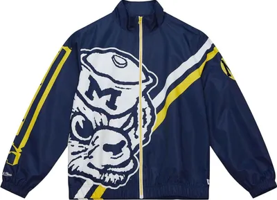 Produktbild von M&N Exploded Logo Warm Up Jacke University of Michigan - XL