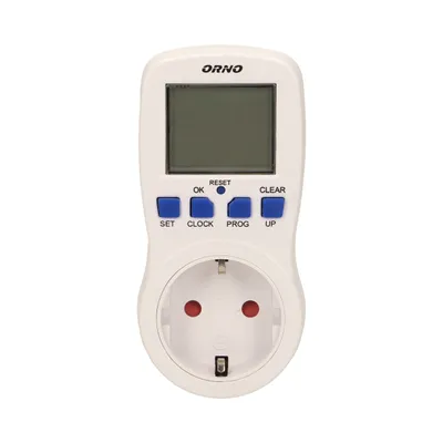 Obrázok produktu pre ORNO OR-PRE-409(GS) programovateľná zásuvka, schuko, 230V, 16A