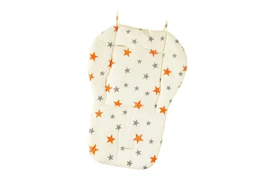 Image de Insert universel pour poussette - Beige avec étoiles