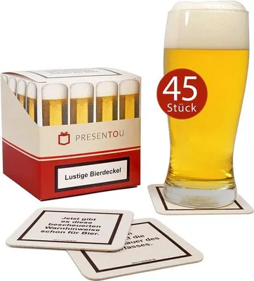 Produktbild von 45 humorvolle Gläser mit Warnhinweisschildern | Partygeschenk | Gläser als Geschenk für den nächsten Pokerabend oder Junggesellenabschied | Geschenk für Männer