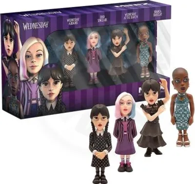 Image de MINIX Netflix TV : mercredi - Mini 4 Pack
