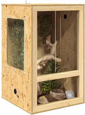 Produktbild von (Robust Möbel) Terrarium Braun 50 x 50 x 80cm OSB - CL910334 - Terrarien