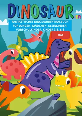 Produktbild von Dinosaurier-Malbuch Für Kinder: