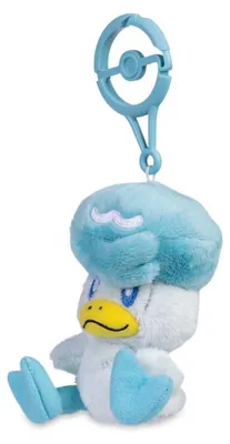 Produktbild von Pokémon Center Kwaks (Quaxly) Abenteuer-Partner Plüsch-Schlüsselanhänger
