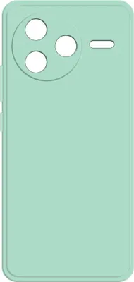 Productafbeelding van Beschermhoes voor Xiaomi Poco F7 Pro - Phonesta, kleur: mintgroen, siliconen achterkant