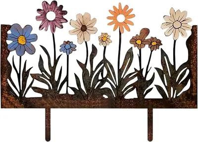 Imagen del producto de Clavijas decorativas Rostoptik, ideales para flores, resistentes a la intemperie, para jardín y balcón