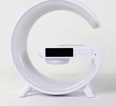Obrázek produktu pro LED noční světlo zvuková lampa nabíjení telefonu BÍLÉ barvy rádia