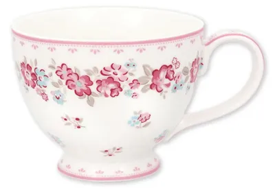 Produktbild von Greengate Teetasse Elba White