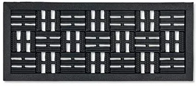 Obrázok produktu pre Vonkajšia gumová rohož, 25 x 60 cm, protišmyková a odolná, výška 6 mm