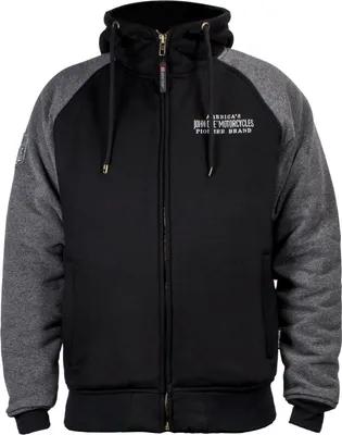 Produktbild von John Doe 2Color Hoodie, schwarz/grau, XS