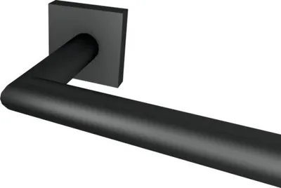 Produktbild von REIKA Badetuchhalter SAGA 60 cm schwarz matt