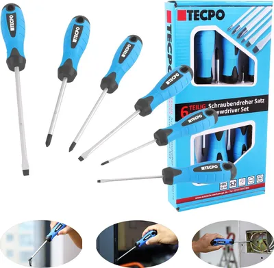 Produktbild von TECPO Schraubendreher-Satz, 6-teilig