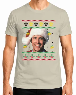 Obrázok produktu pre Clark Christmas at the Griswolds - Ugly Christmas Sweater Christmas Pánske tričko, Nature, S