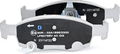 Produktbild von DELPHI Bremsbeläge Satz Vorne Bremsklötze für FIAT 500 (312) LP5079EV