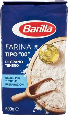 Produktbild von 12x Barilla farina tipo "00" Grano tenero Mehl Weichweizenmehl 500g