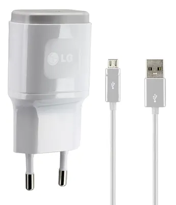 Obrázok produktu pre Originálny LG MCS04ED + dátový kábel pre K11 / K9 / K10 (2017) / K8 (2017) / K5 / K3 v bielej farbe Napájací adaptér 2.0 USB 1,8 A Amp 1800 mAh Nabíjací kábel Cestovná nabíjačka MicroUSB + Bezplatná čistiaca podložka na obrazovku Emiro®