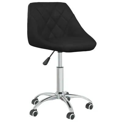 Zdjęcie produktu dla VidaXL 335190, Bawełna, Sztuczna skóra, Poliester, Stal, Czarny, 1 szt.