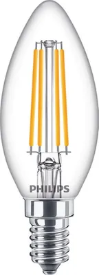 Produktbild von Philips Corepro LED Kerze E14 Fadenlampe Klar 6.5W 806lm - 840 Kaltweiß | Ersatz für 60W
