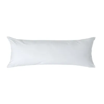 Produktbild von HOMESCAPES Kopfkissenbezug Fadendichte 200 Weiss, 50 x 140 cm