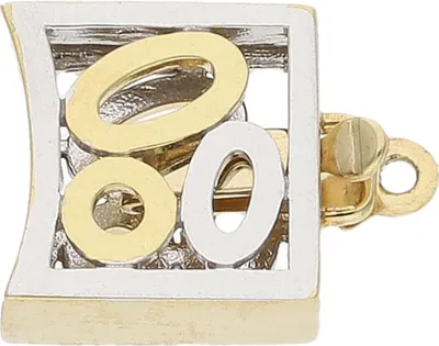 Produktbild von JuwelmaLux Perlenschließe 375/000 (9 Karat) Gold- und Weißgold JL30-09-4156