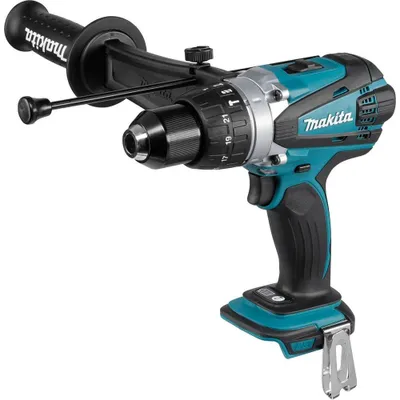 Produktbild von Makita DHP458Z Bohrmaschine 2000 RPM Keyless 2,3 kg Schwarz, Blau