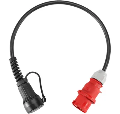 Produktbild von CEE-Ladeadapter Universal, bis zu 22 kW, 3-phasig (5555923001) 32 A, Adapterkabel für die LAPP Ladestation Universal