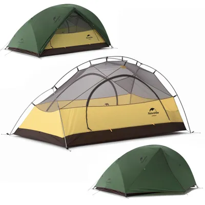 Obrázek produktu pro Naturehike Star River™ ultralehký stan pro 2 osoby – 3 sezóny, vodní sloupec 3000 mm, hliníkové tyče
