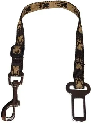 Immagine prodotto di Cintura di sicurezza Palkar per cani di piccola taglia 50 cm x 16 mm marrone con zampe