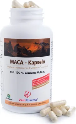 Produktbild von Zein Pharma Maca Gold, 570 mg, 180 Kapseln 13812