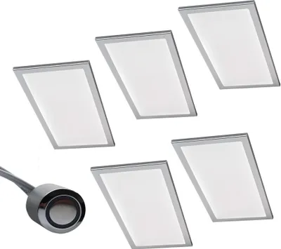 Immagine prodotto di Lampada da incasso a LED per cucina 5x6 W, lampada da cucina Basso con dimmer 3000K