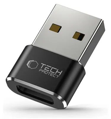 Zdjęcie produktu dla Adapter TECH-PROTECT UltraBoost USB-C szybki transfer danych do USB